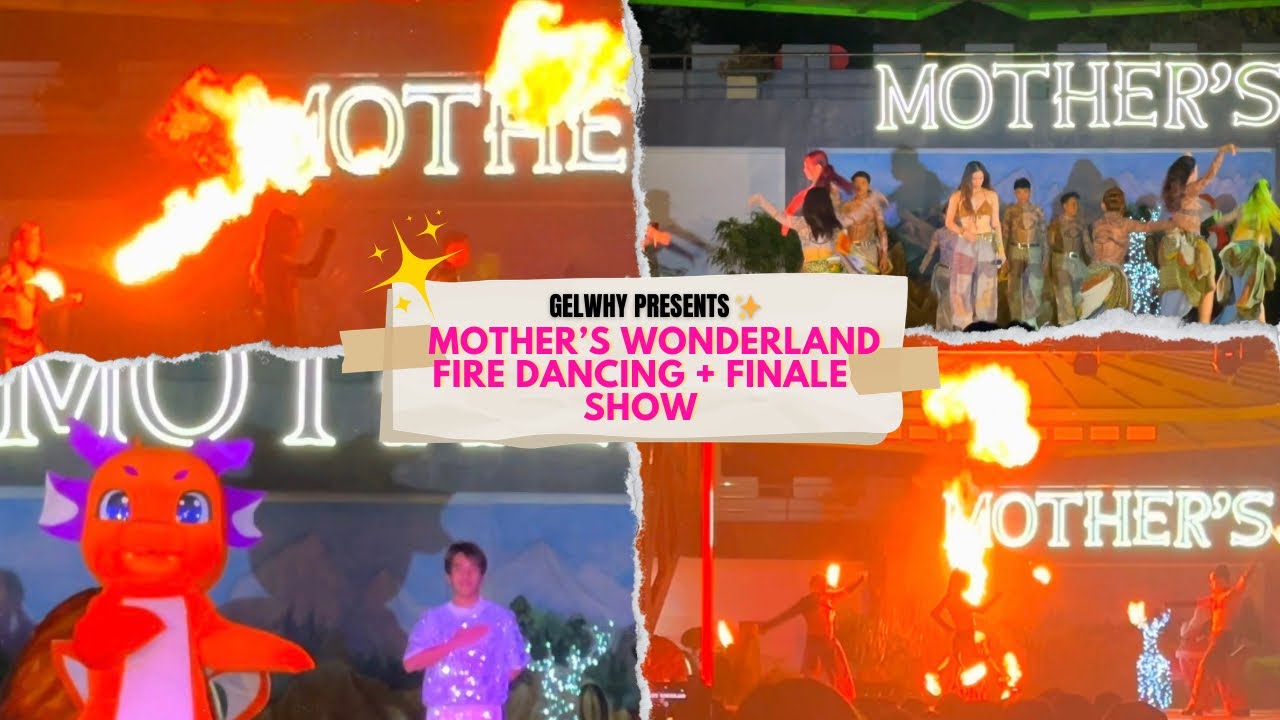 mother’s wonderland at night 🔥 | fire dance + finale show | gelwhy presents ✨