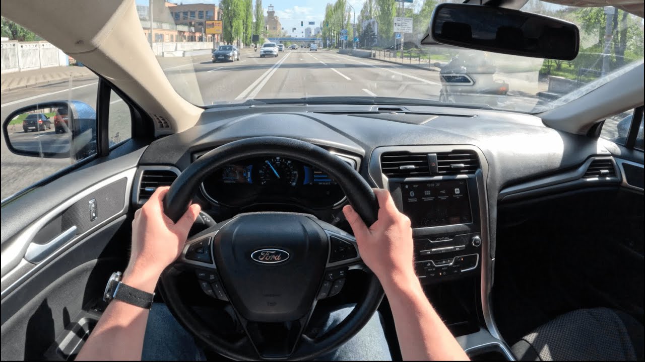 2018 Ford Fusion SE 2.0 Hybrid - POV Тест-драйв | Водіння гібрида