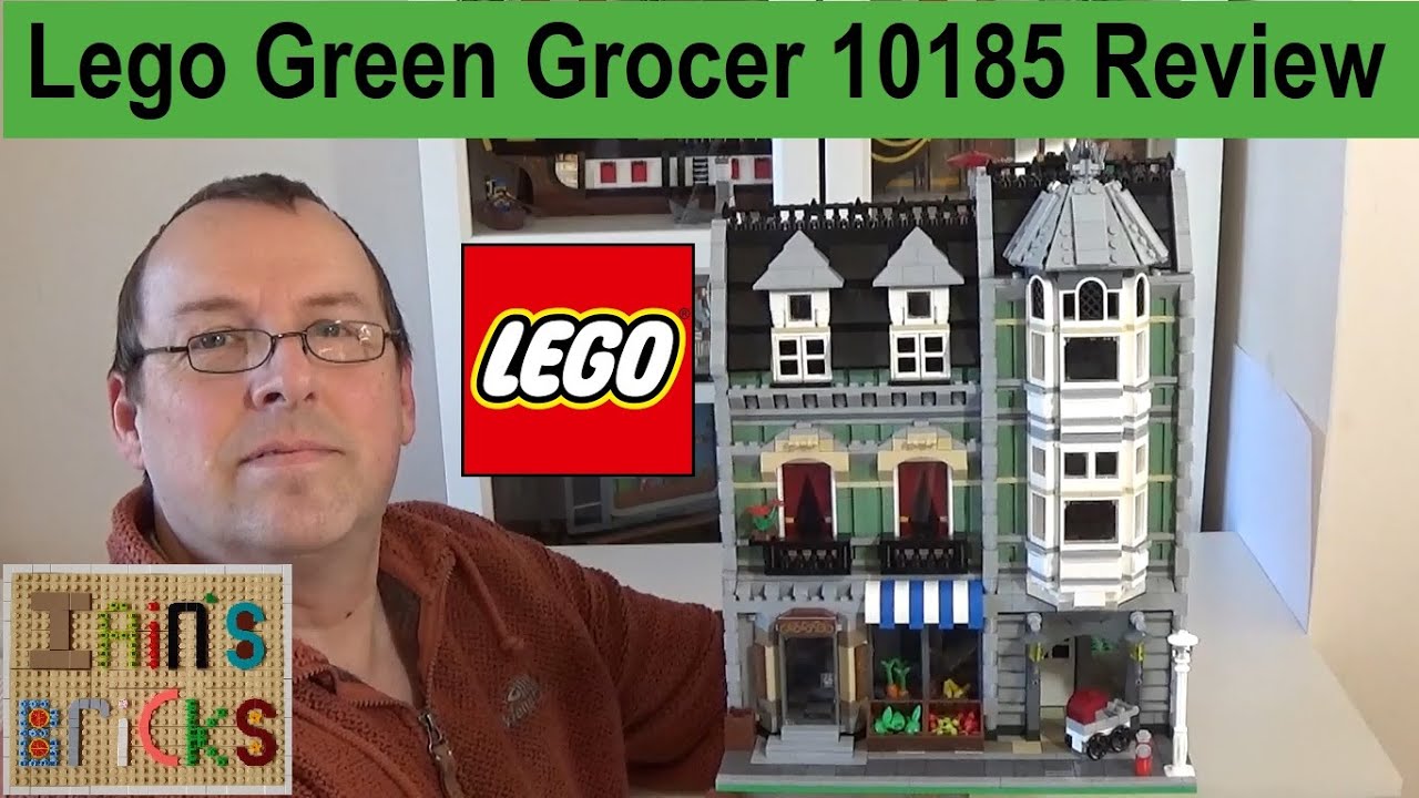 Lego Modular Building Green Grocer Review - Set 10185