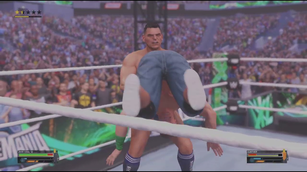 GUNTHER VS JOHN CENA WWE2k25