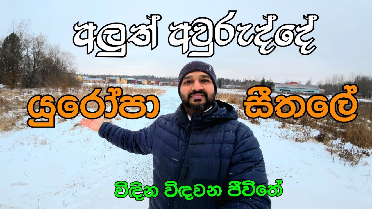 අලුත් අවුරුද්දේ සීතල ෆින්ලන්තයේ විඳින විඳවන ජීවිතය / New year 2026/ සිංහල vlog / Sinhala 