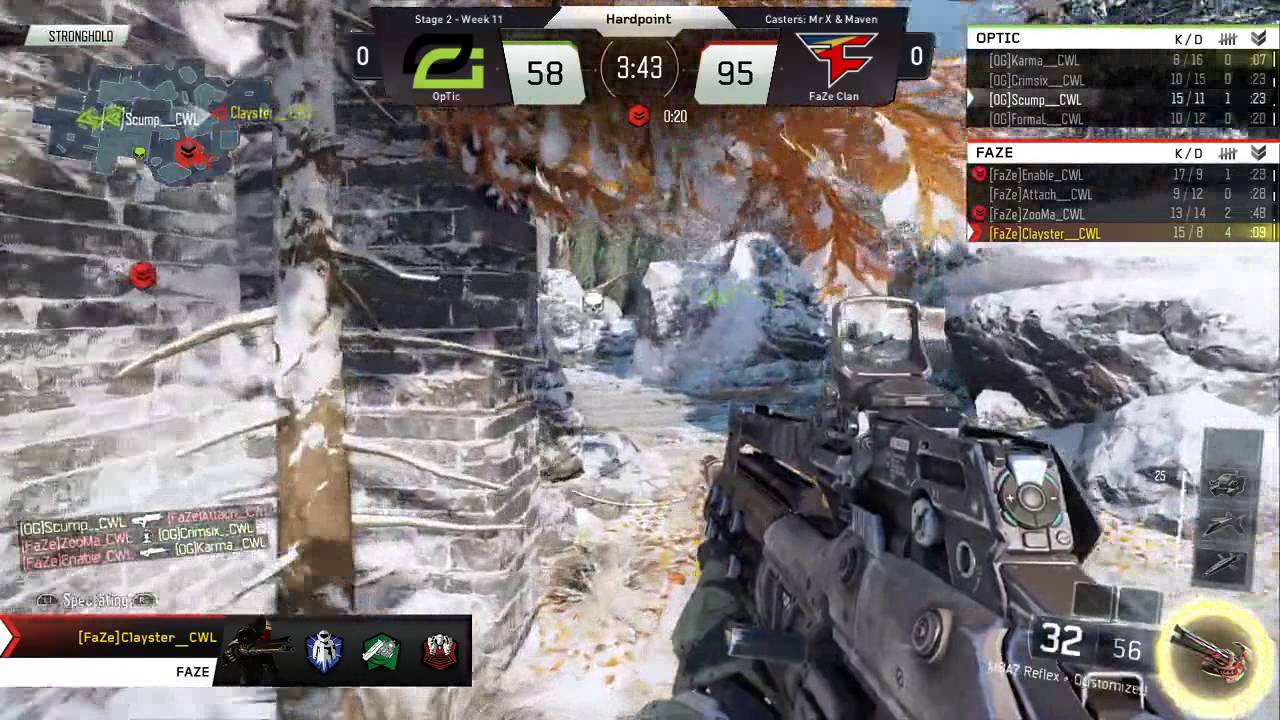 6/30 NA Pro Division FaZe Clan vs OpTic Gaming - Call of Duty® World League