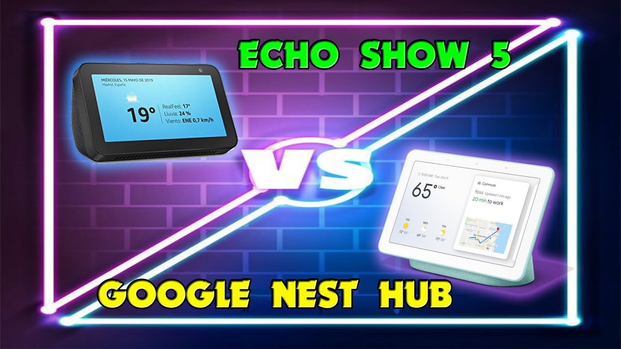 Google Nest Hub ou Echo Show 5