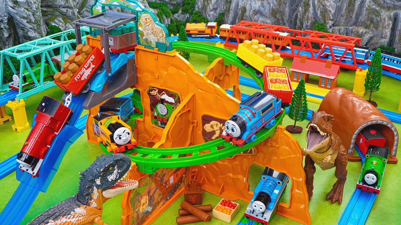 Plarail Shinkansen ☆ Construction of multi-purpose Takara Tomy 3-lane Subway Base Control Center