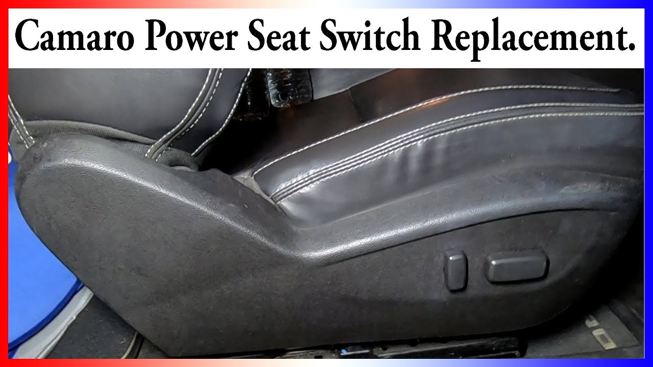 2013 Camaro Power Seat Switch Replacement.