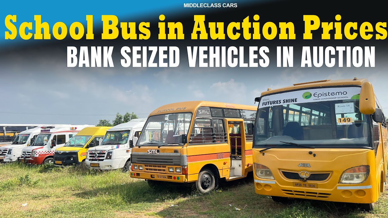 School Bus’s in Auction ll Mini Bus College Bus Available in Auction 