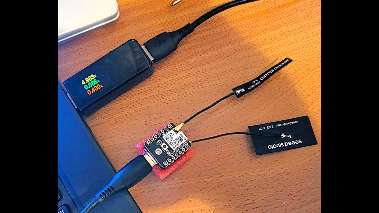MESHCORE on Seeed XIAO ESP32 S3 + POWERSAVE FIRMWARE
