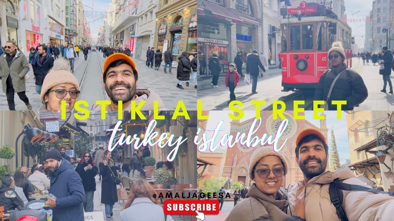 Turkey Istiklal Street | തുർക്കി ഇസ്താൻബുള വന്നാൽ ഇത് കാണണം | Istiklal Street Tram  | Malayalam Vlog