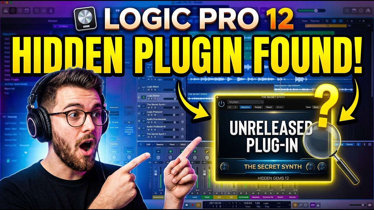 В Logic Pro 12 есть БЕСПЛАТНЫЕ секретные плагины… Вот как их найти.