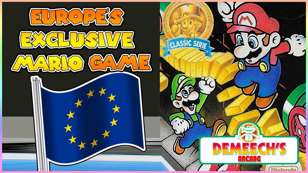 The Mario Game Only Europe Got: Mario Bros. Classic Serie NES (1993) Europe Exclusive!