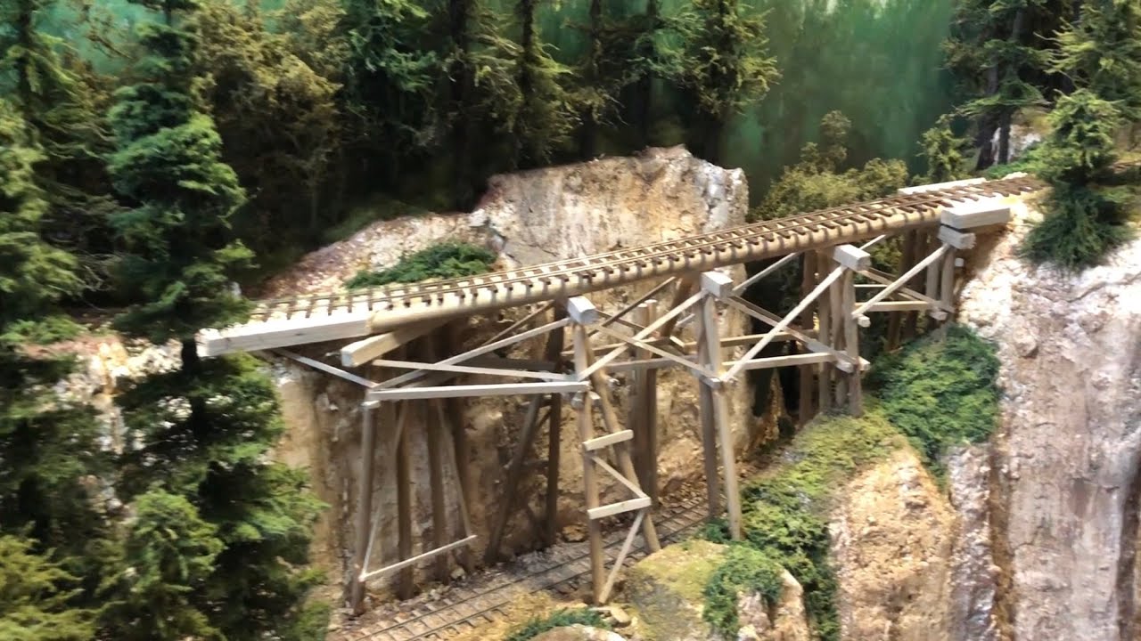 O/On30 Layout - On30 Trestle Build In Place - Model Railroad Adventures with Bill EP181