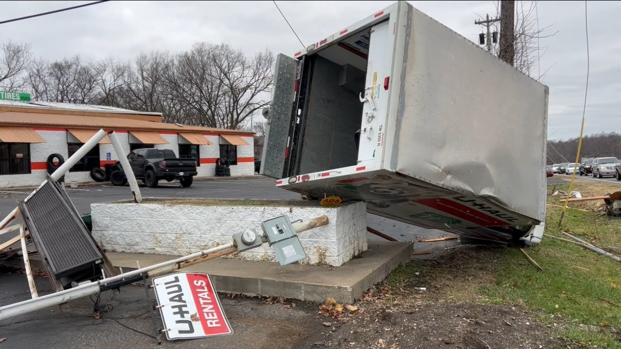 Clarksville TN Tornado Damage Restoration in Progress