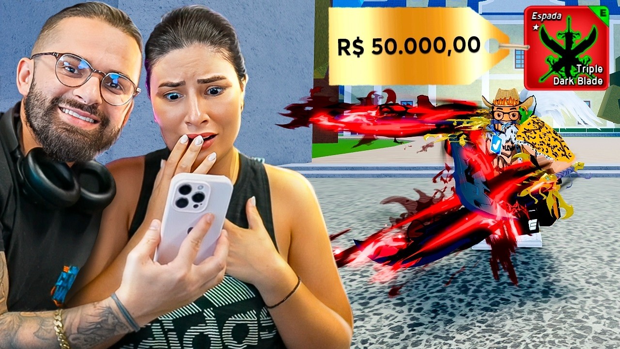Contei Pra Minha ESPOSA que PAGUEI 50 MIL REAIS EM UMA CONTA DE ROBLOX E..!