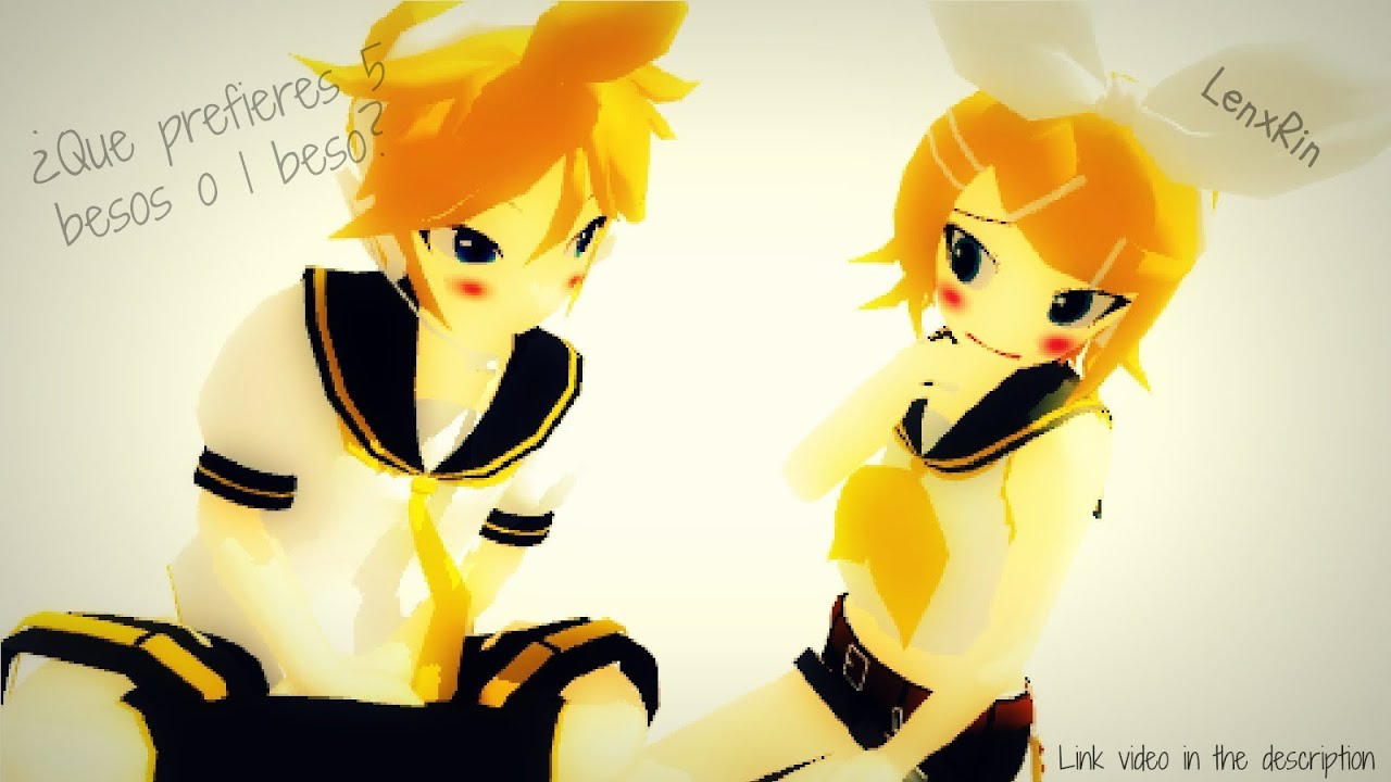 MMD- Short (LenxRin) [¿Que prefieres 5 besos o 1 beso?]