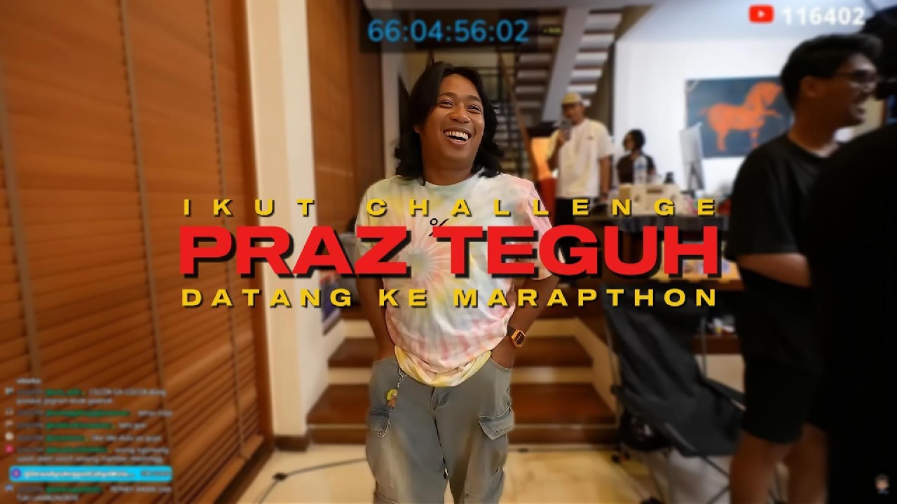 MOMENT LIVESTREAM REZA ARAP KEDATANGAN PRAZ TEGUH : IKUT CHALLENGE, GAK KUAT ❗❗ 😱