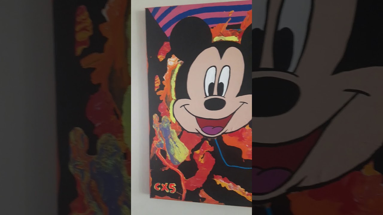 Psychedelic Mickey mouse