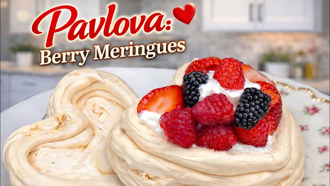 The Perfect Pavlova | Berries and Meringue Magic