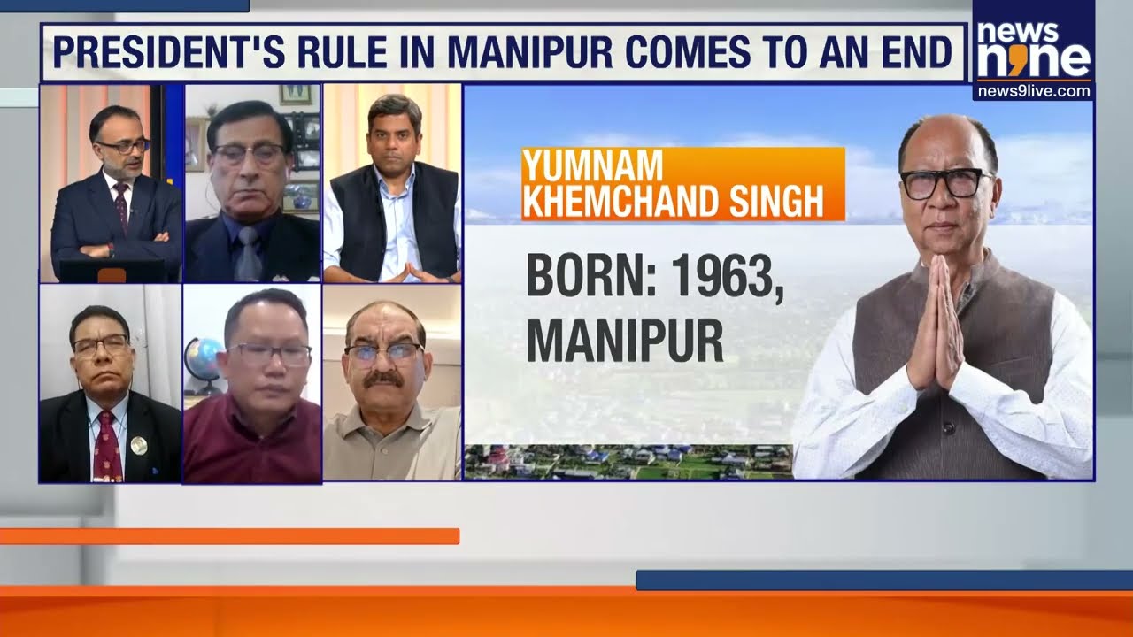 Yumnam Khemchand Singh Becomes Manipur CM As New Government Takes Oath | ON POINT | News9