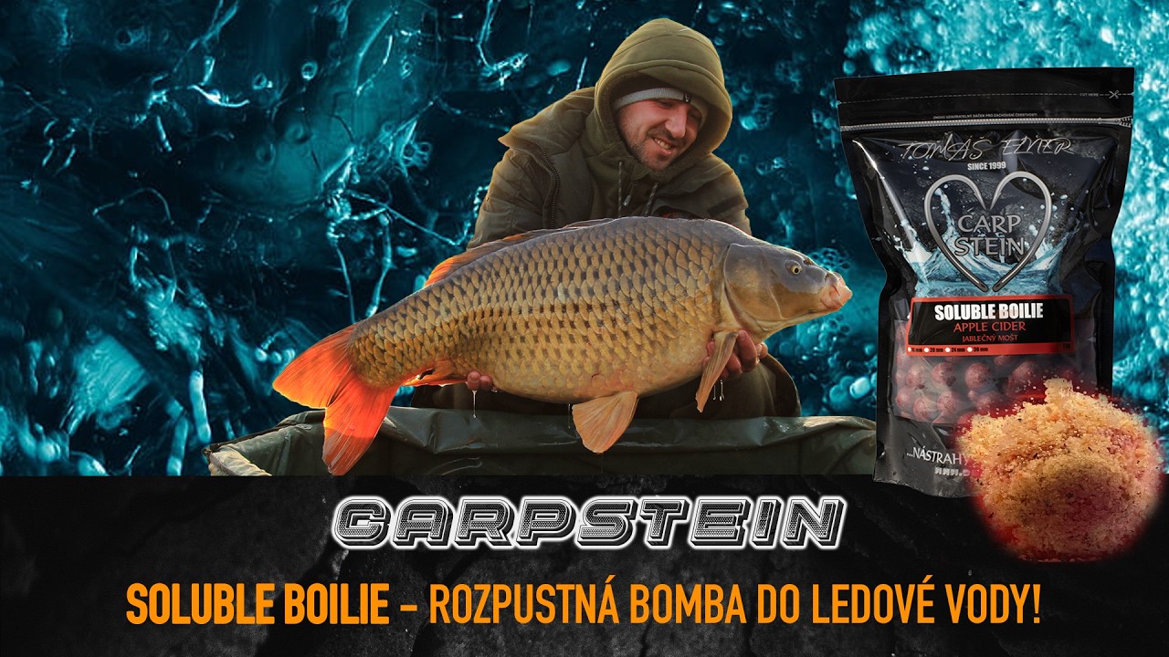 SOLUBLE BOILIE - rozpustná bomba do ledové vody!
