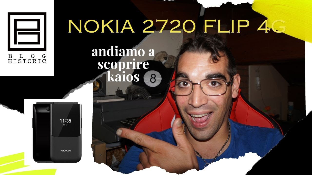 nokia 2720 flip con kaios andiamo a vedere che cosa è sto robo!!!!