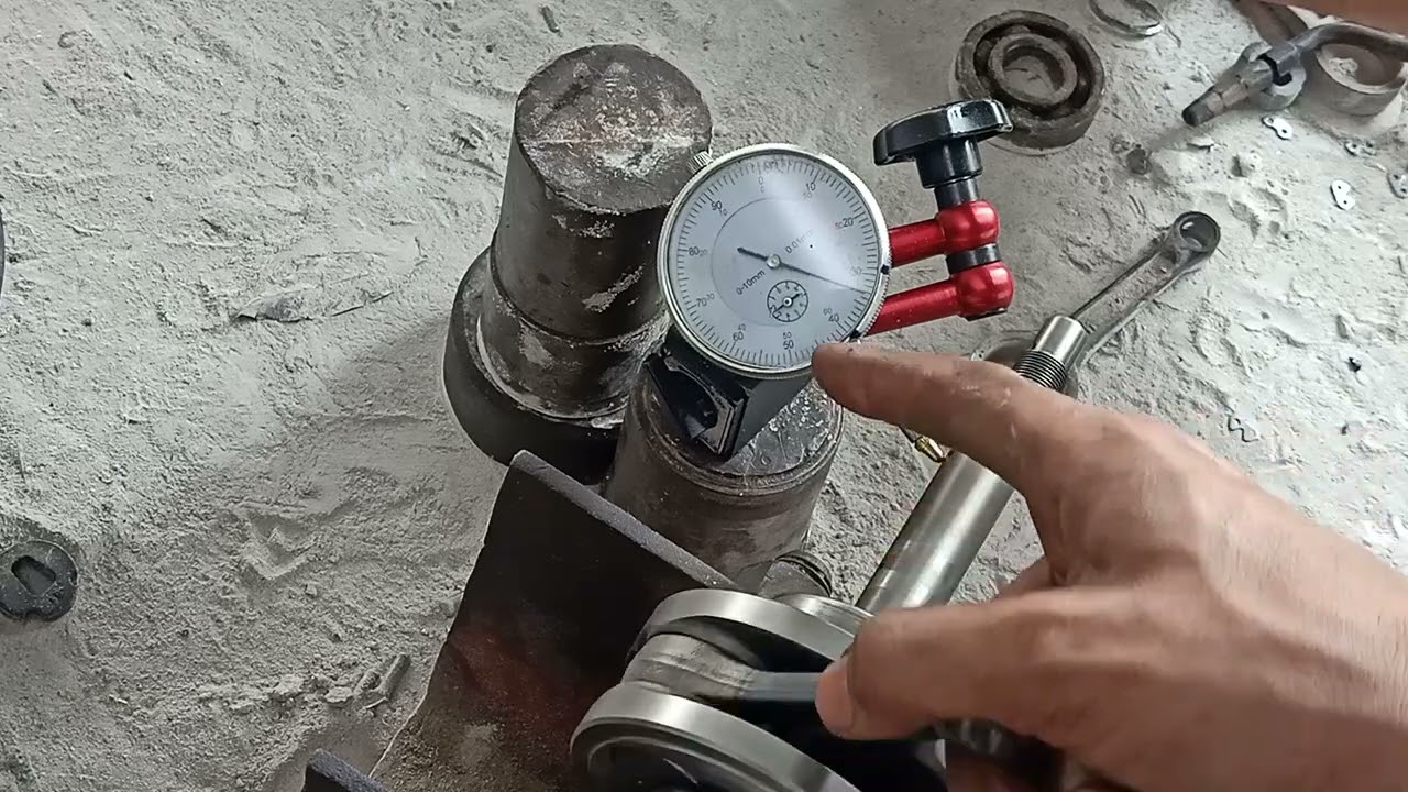 วิธีตั้งข้อเหวี่ยงสไตล์โรงกลึงช่างต้อมวัดศีลเพชรบุรีครับ | Motorcycle | mechanic | modify | Thailand