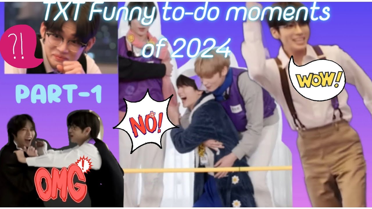 TXT To-do Funny Moments of 2024 (Part 1)