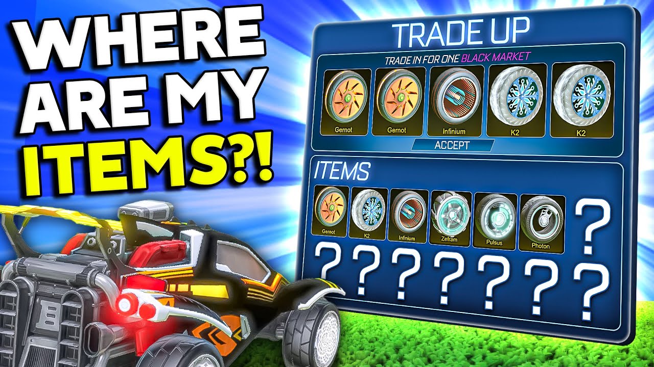 I traded up my ENTIRE Rocket League inventory (I got SCAMMED?)