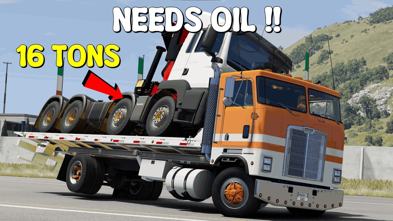 GAVRIL T-SERIES TOW TRUCK | MAN TGS RESCUE [EXTREMELY HEAVY] | BeamNG.Drive Cinematic