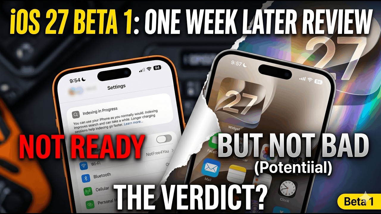 Первая бета-версия iOS 27 превзошла ожидания... Но есть один нюанс!