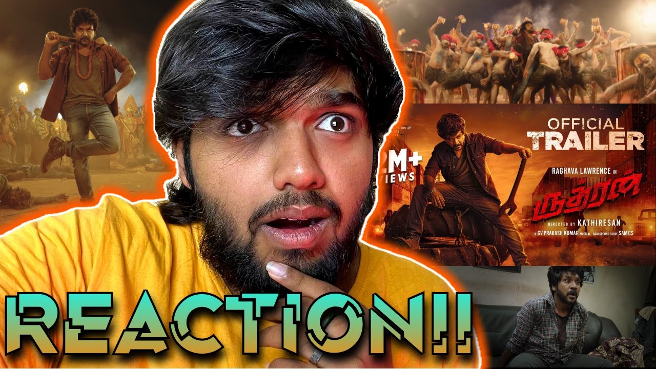 Rudhran - Official Trailer | REACTION!! | Raghava Lawrence | Sarath Kumar | GV Prakash | Kathiresan