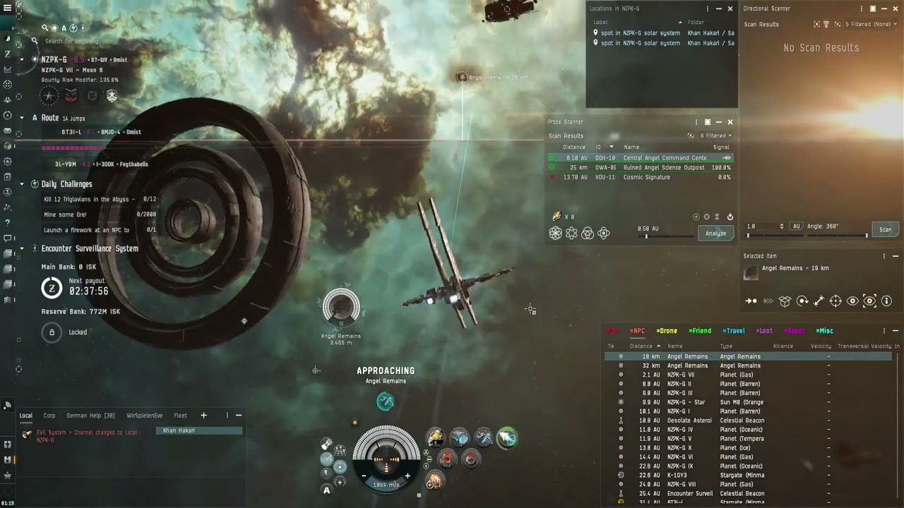 EVE mit Khan: Server war so lange down, wie w&auml;re etwas Exploration?