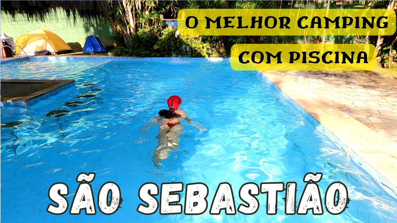 ONDE FICAR EM SÃO SEBASTIÃO - O melhor camping - com piscina