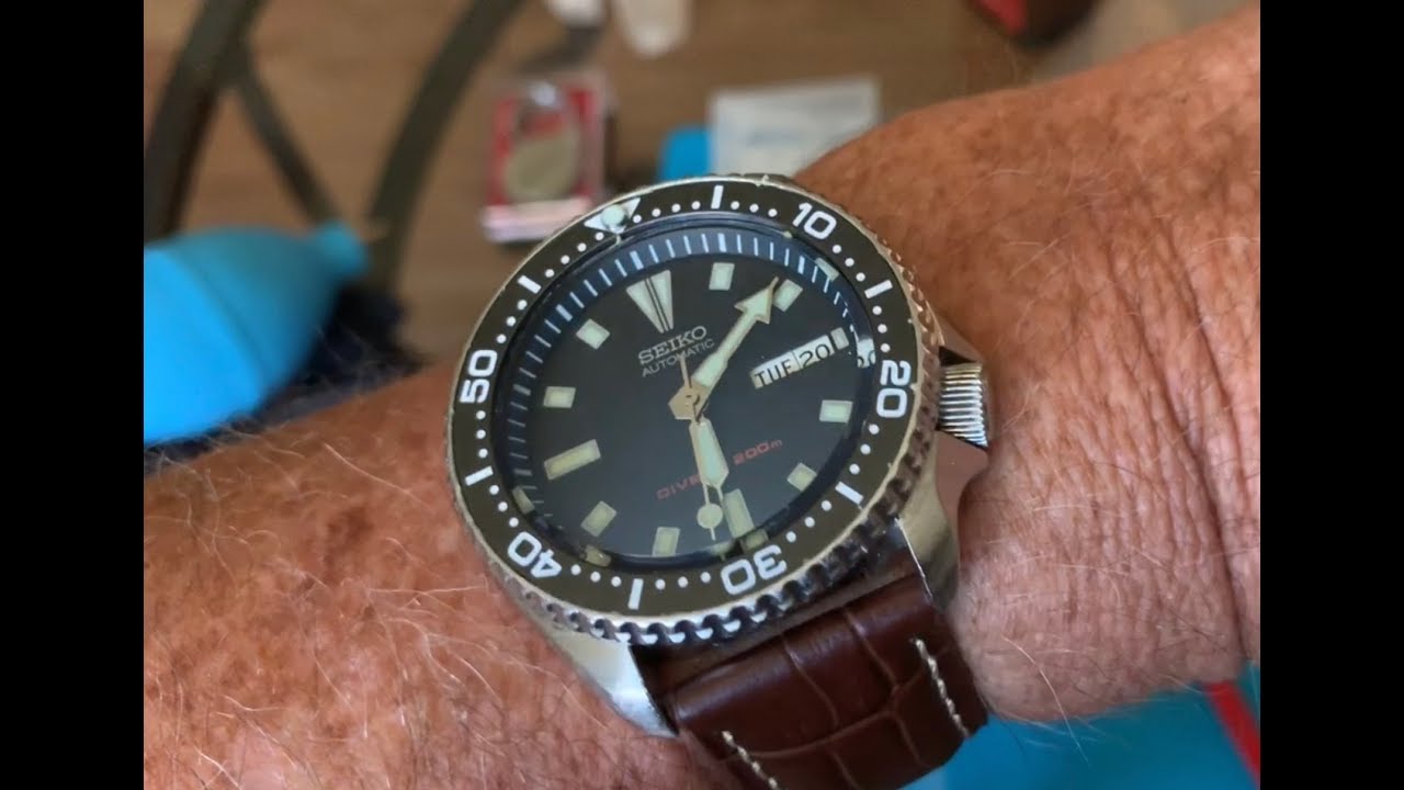 Part 2- Replacing Crystal & Bezel insert on Seiko SKX173 Divers Watch