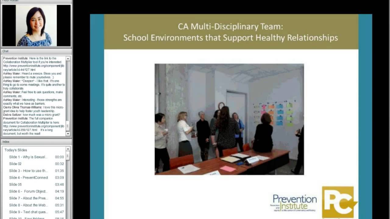 Peer Learning Forum: Why is Sexual and Domestic Violence Prevention Central to Population Health? #3
