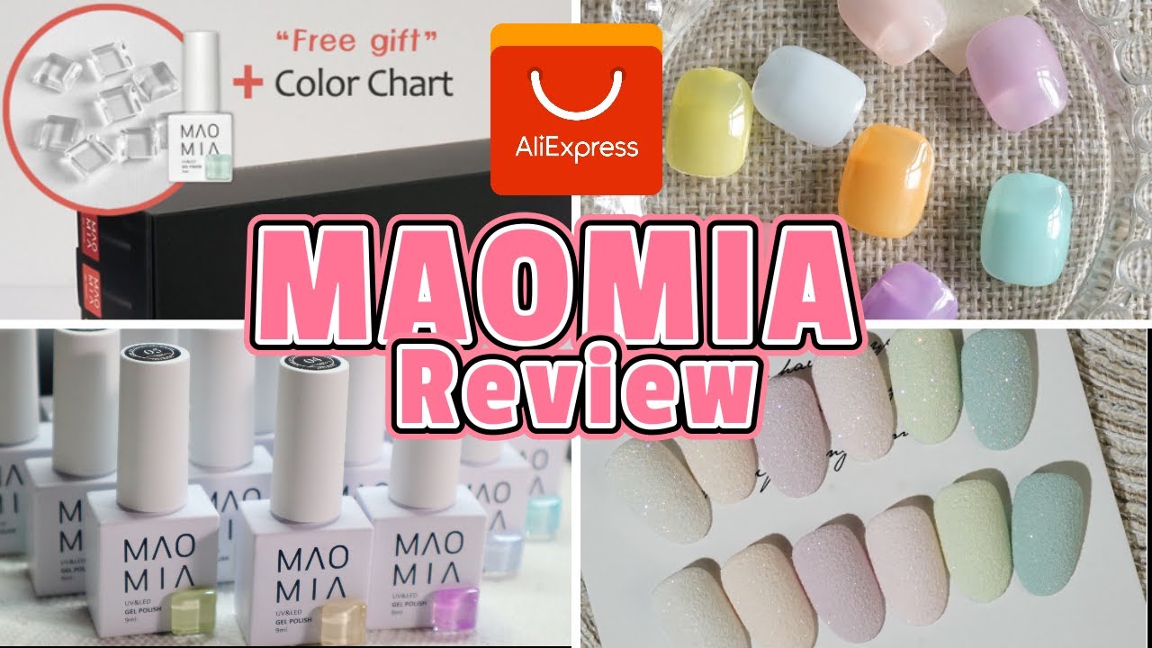 【Aliexpress】MAOMIA Gel Polish Review / 【アリエクスプレス】MAOMIA カラージェル　感想