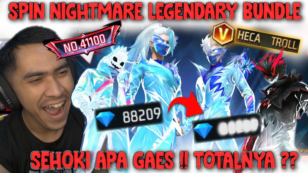 SPIN LEGENDARY NIGHTMARE BUNDLE GILAK HOKI PARAH COY !! KALIAN HOKI GA NIH?