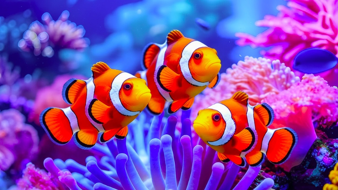 The Best 4K Aquarium - Dive Into The Mesmerizing Underwater Realm, Sea Jellyfish, Coral Reefs. #76