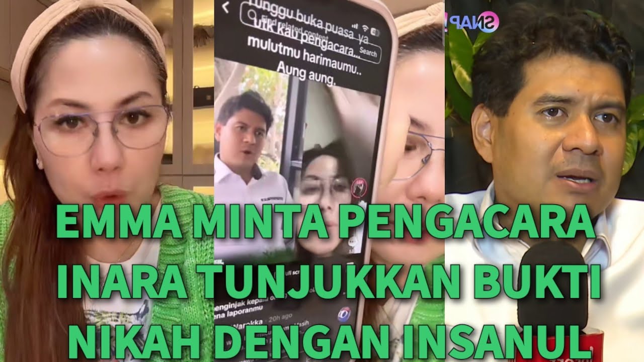 MELEDAK HEBOH!🔥EMMA EMOSI MINTA TUNJUKKAN BUKTI PERNIKAHAN INARA DAN INSANUL KE PENGACARA INARA