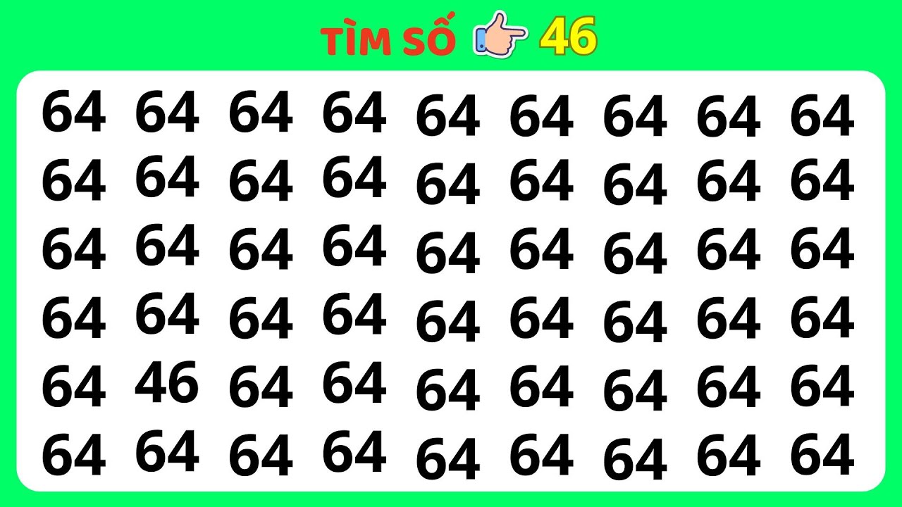 Tìm Chữ Số Theo Yêu Cầu| Thử Tài Tinh Mắt và Phát Triển Khả Năng Quan Sát |Nguyễn Thị Lan Anh