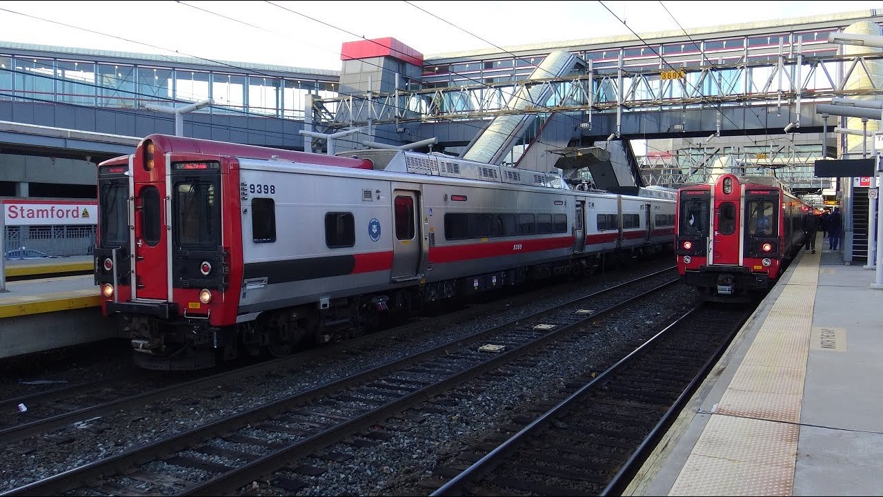 Metro North & Amtrak Morning Rush at Stamford (Read Desc)