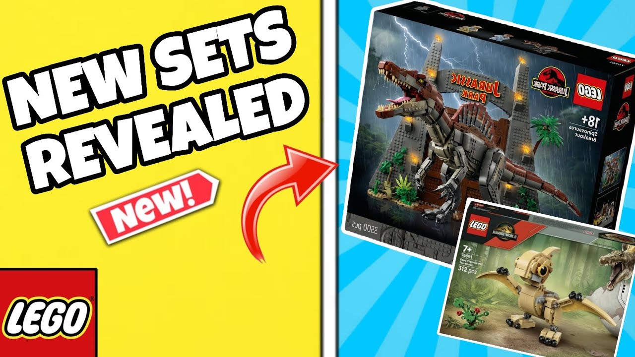 НОВЫЕ ДИНОЗАВРЫ! Прогнозы по набору Lego Jurassic World 2026