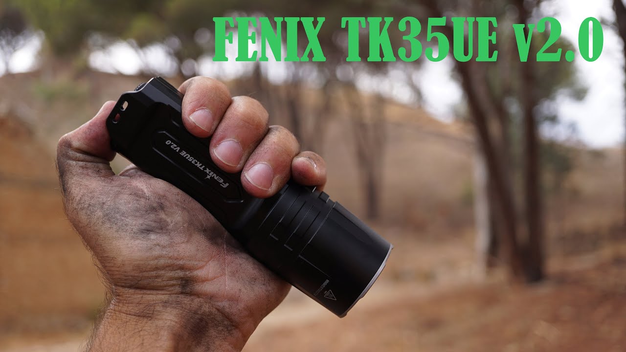 Fenix TK35UE v2.0 Unboxing Test and Nightshots - 5000 lumens 400 m 2x18650 3x Luminus SST40