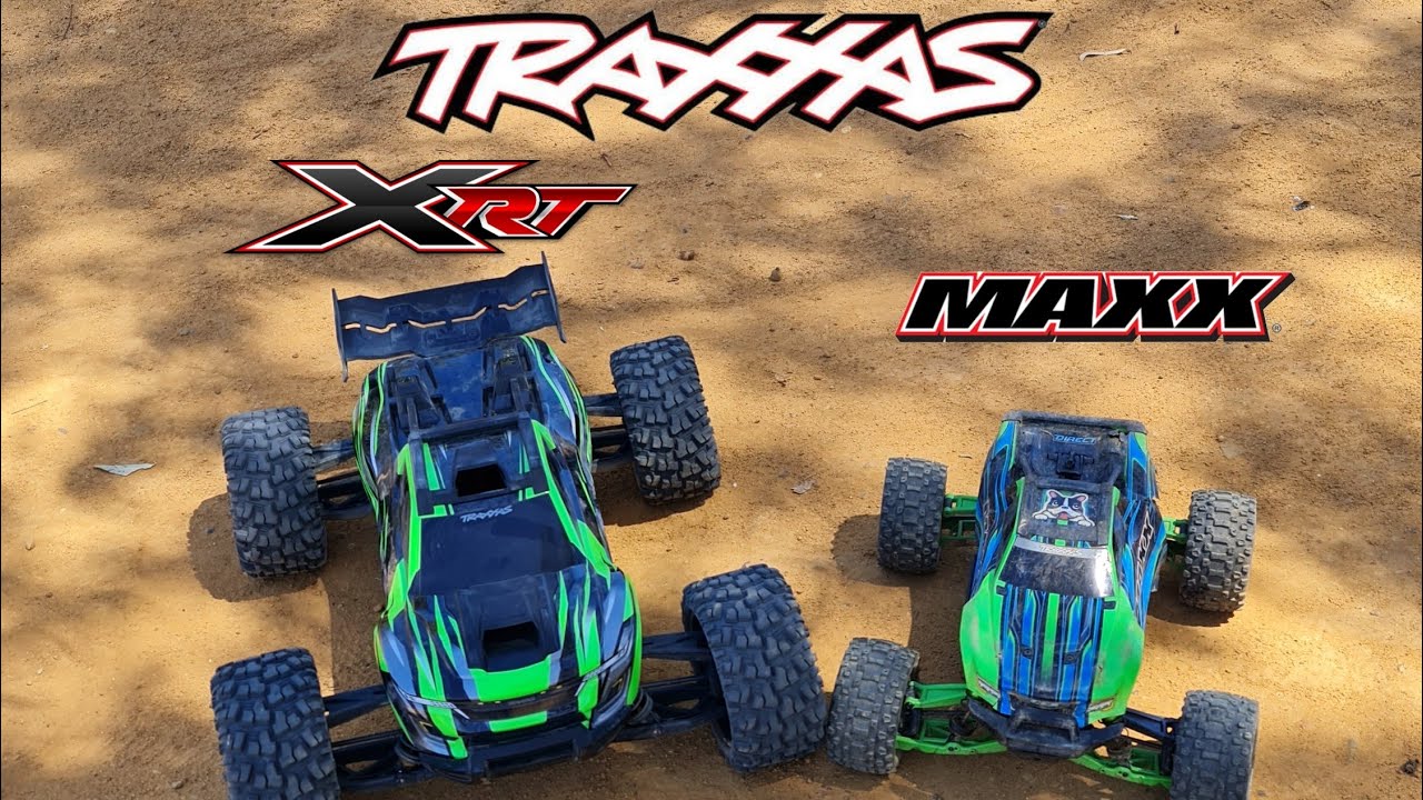 Traxxas XRT with xmaxx tires  , and Maxx with Duratrax Six Packs