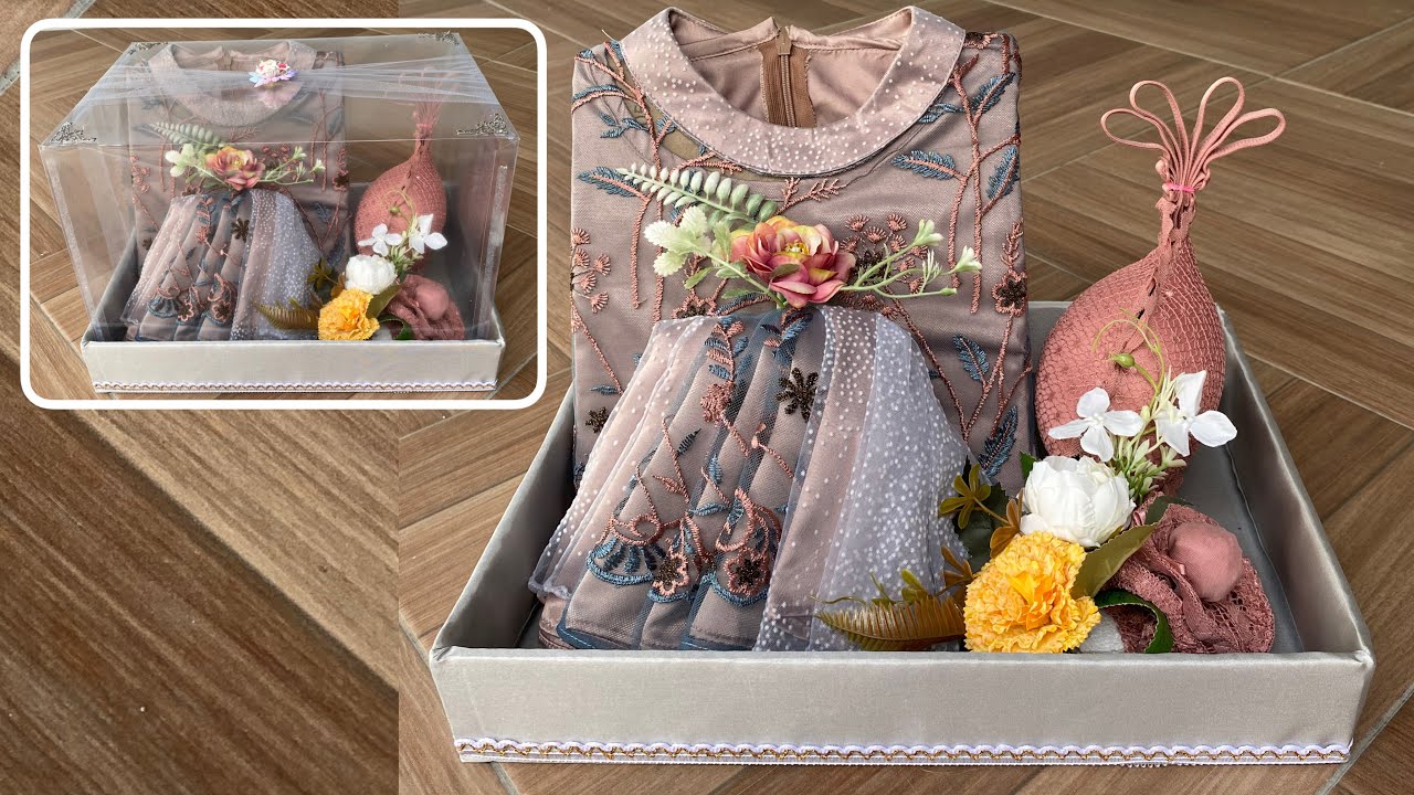 DIY | Membuat Seserahan Pernikahan l Menghias Hantaran Baju Dan Daleman | Buat Hantaran Sendiri