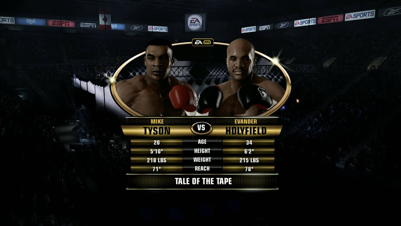 Fight Night Champion - Mike Tyson vs Evander Holyfield - Heavyweight Match