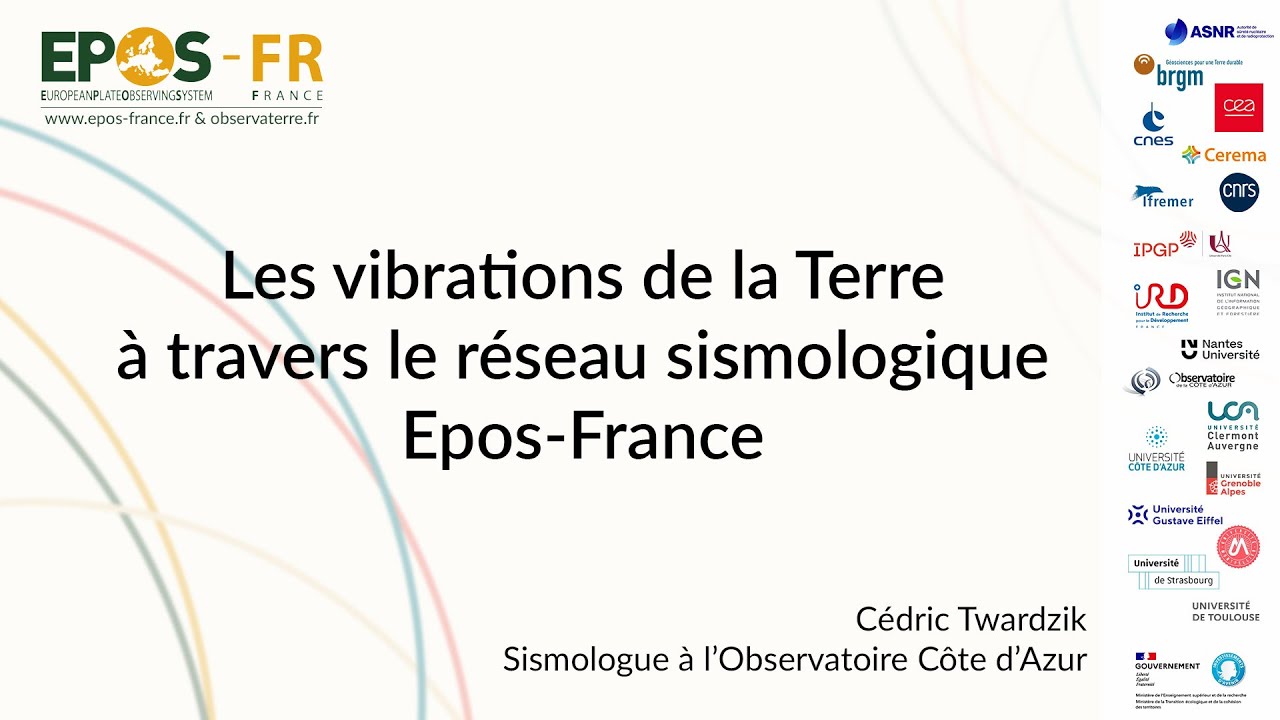 Voir les vibrations de la Terre à travers le réseau sismologique Epos-France