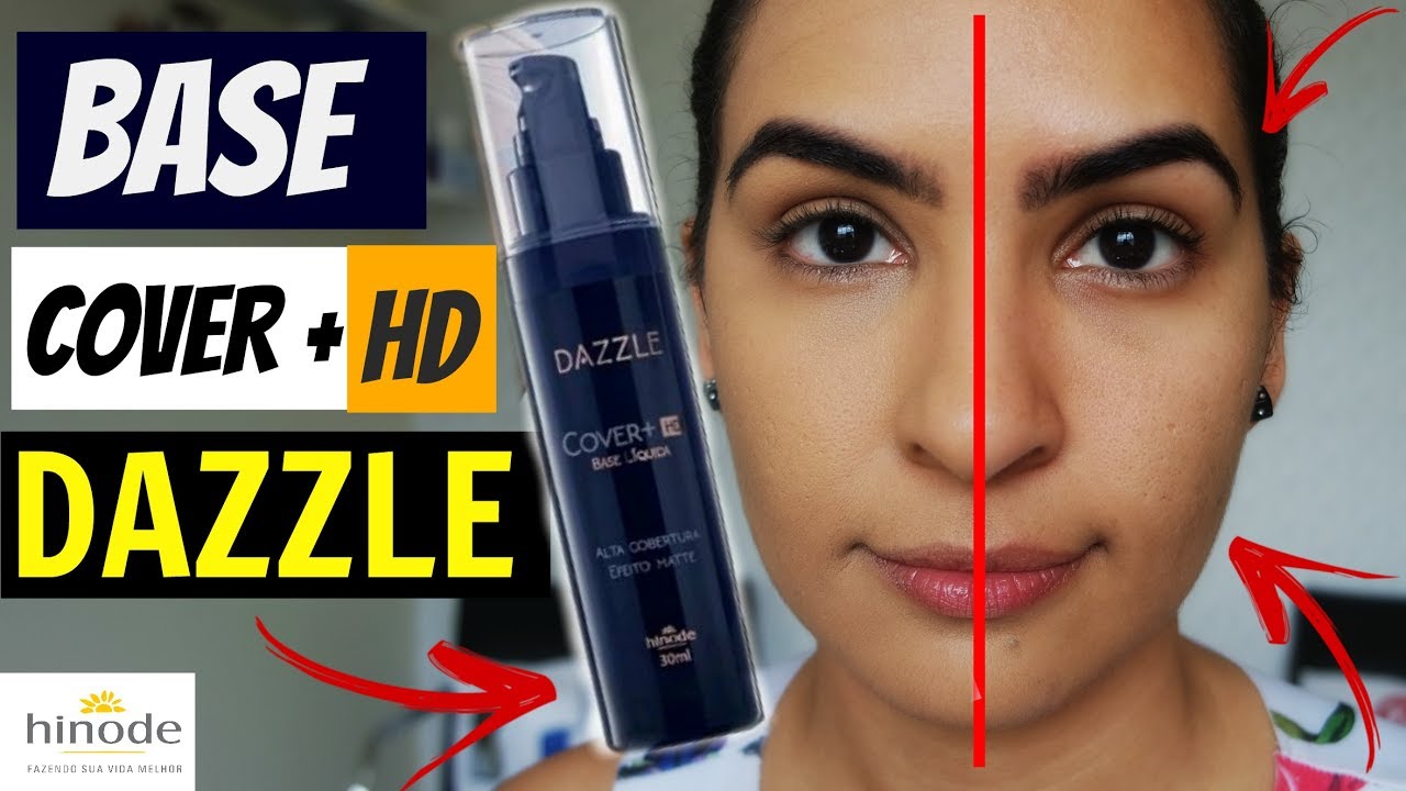 Testei a Base Cover + HD DAZZLE da Hinode e Olha no que Deu!