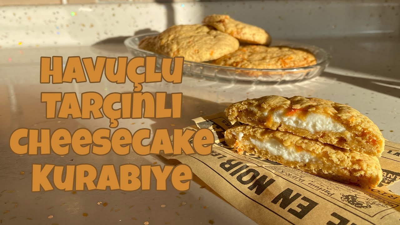 Havuçlu Tarçınlı Cheesecake Kurabiye Tarifi | Mutfaktayız 3