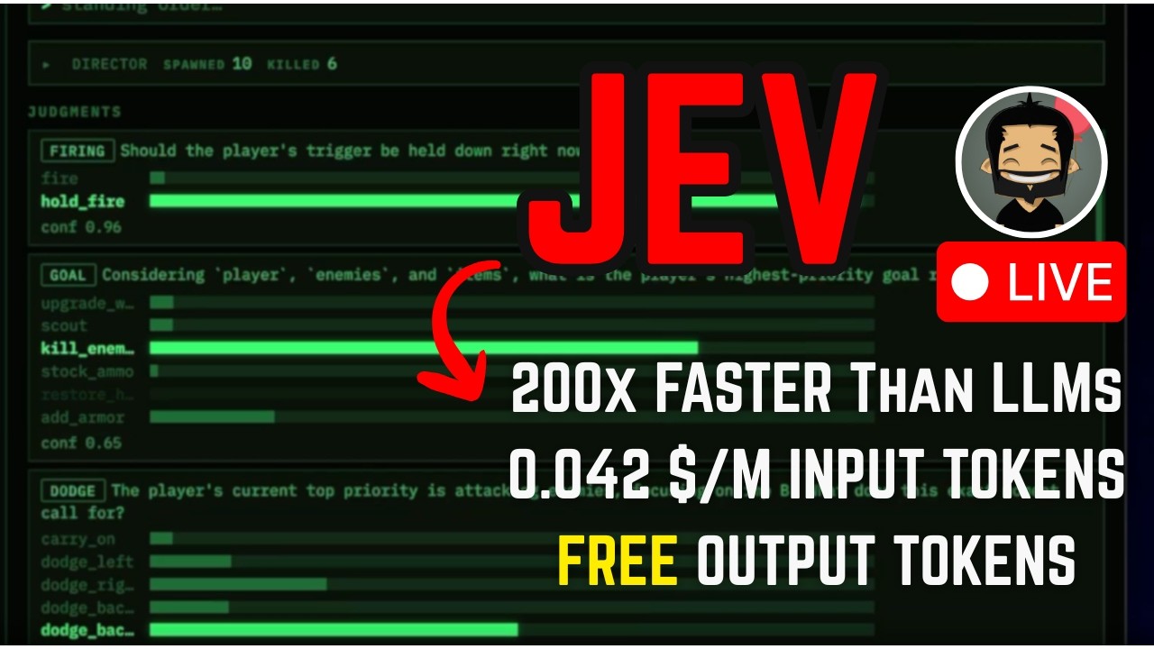Livestream Coding with the new TypeSafe AI JEV Model | Parallel Constrained Decoding