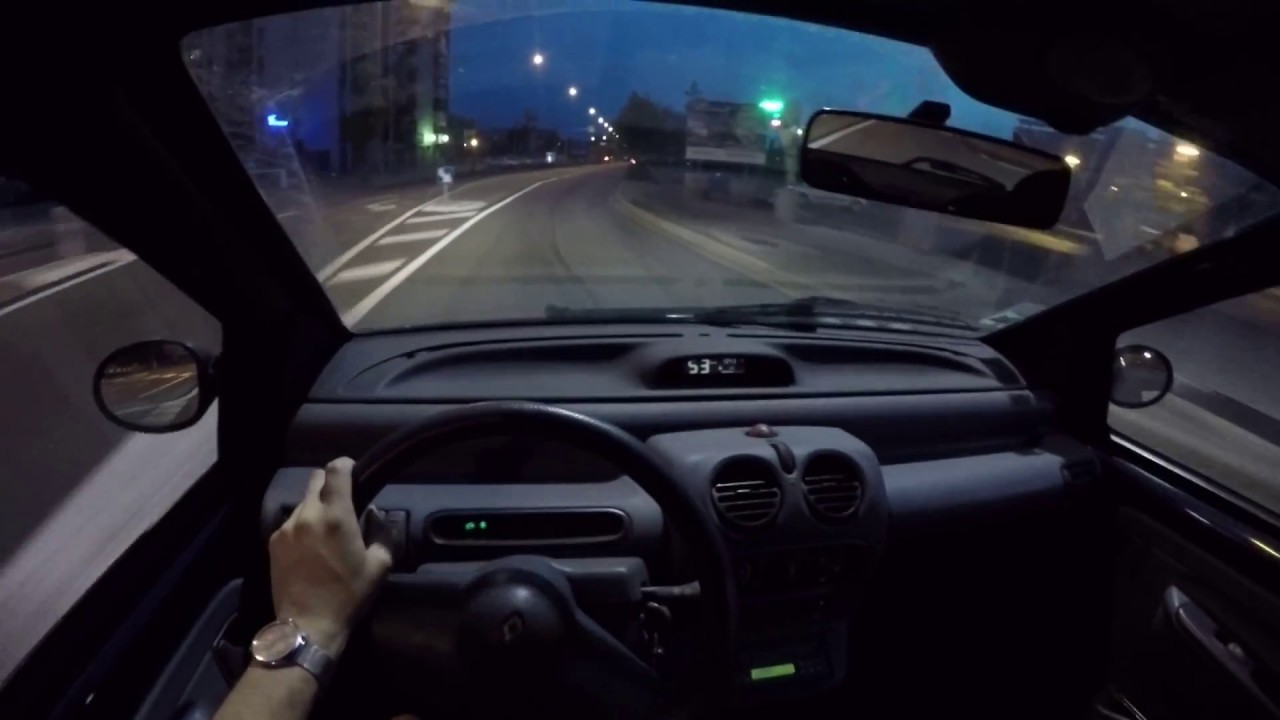 1995 RENAULT TWINGO ROAD NIGHT VISION YOUNGTIMER POV HD